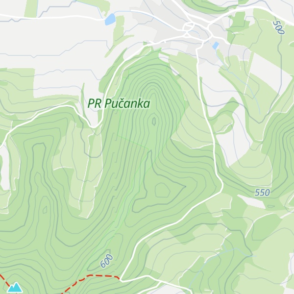 Map of Pučanka