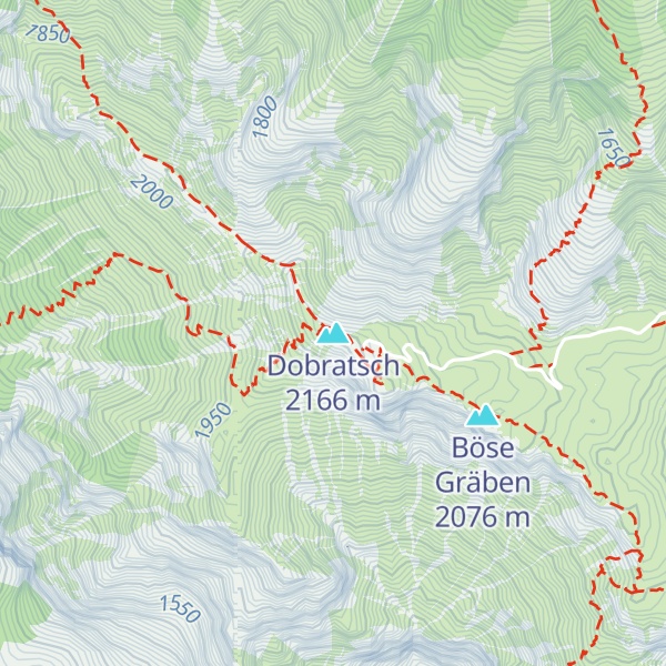 Map of Dobratsch