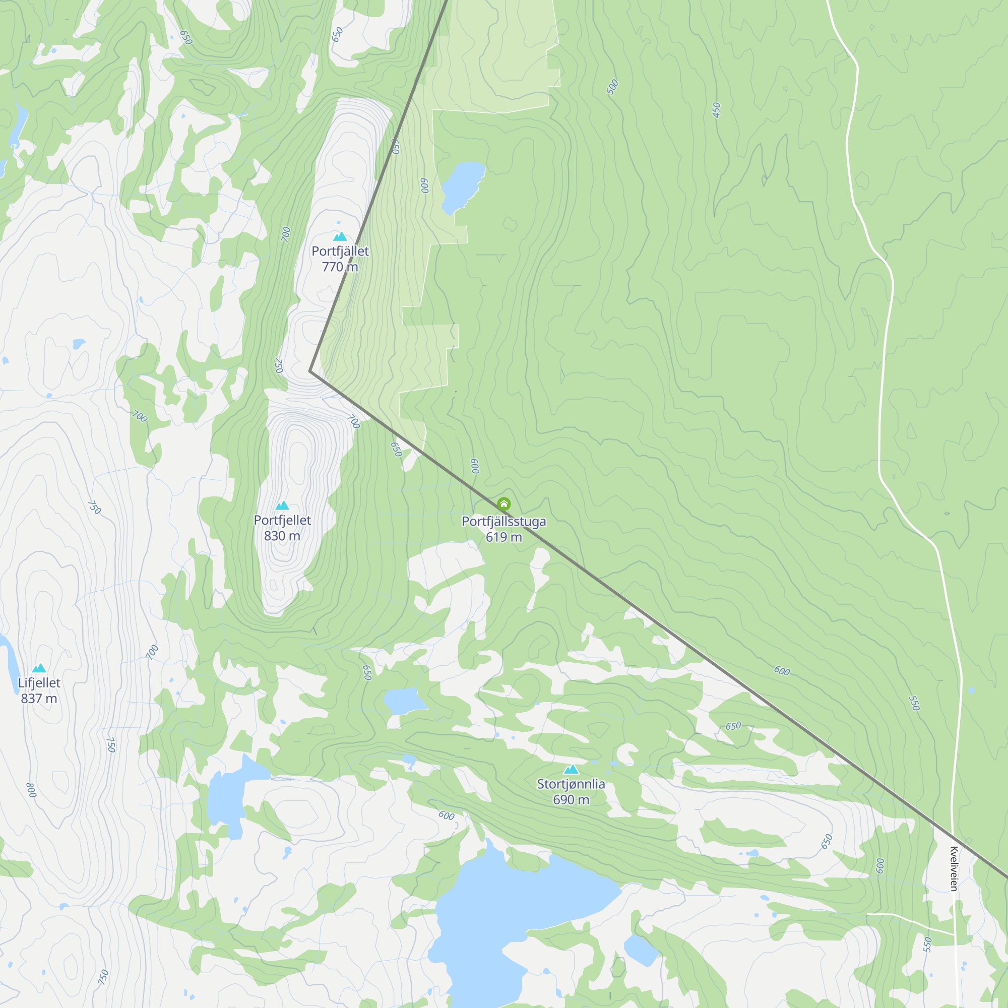 Portfjällsstuga map
