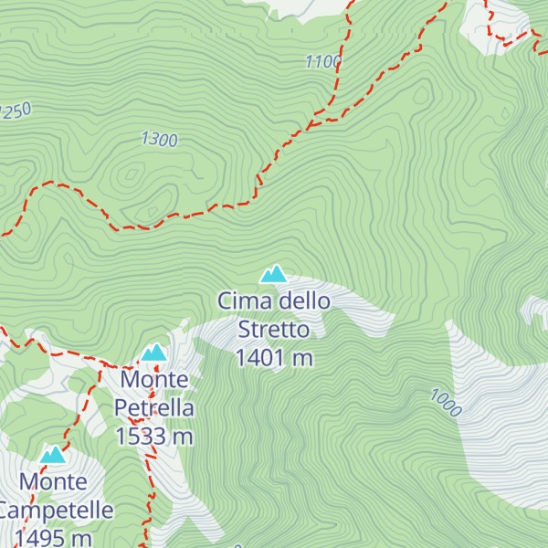 Map of Cima dello Stretto