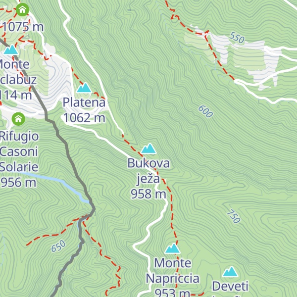 Map of Bukova ježa