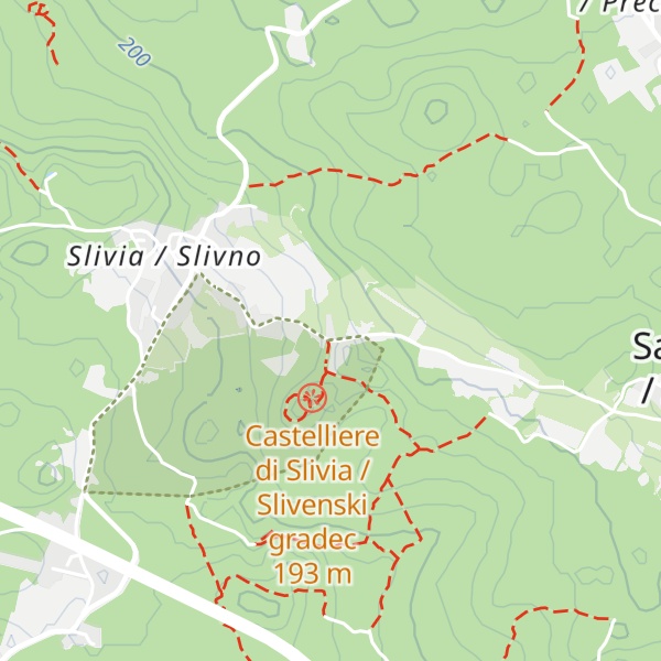 Map of Agriturismo / Agriturizem Gradec