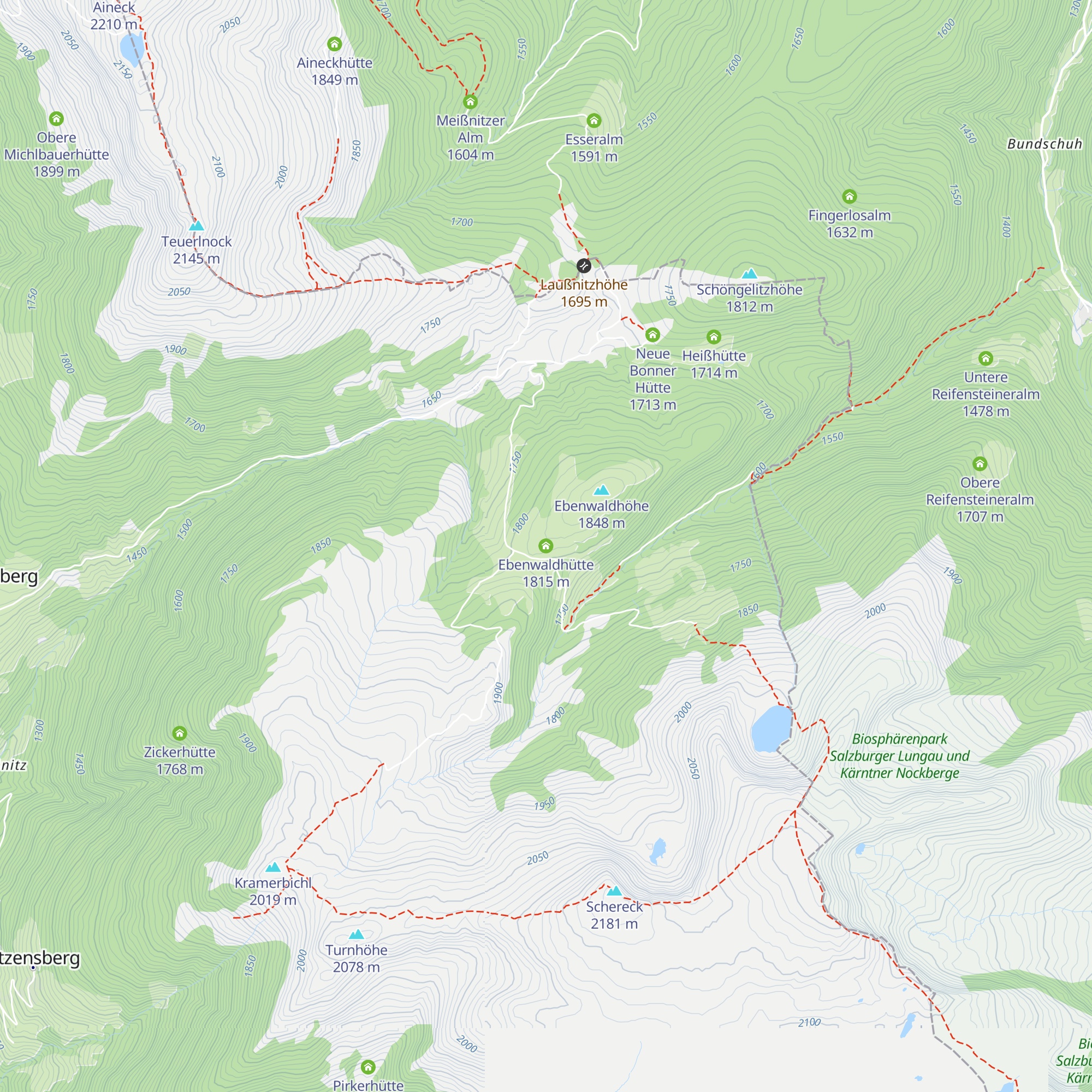 Ebenwaldhütte map