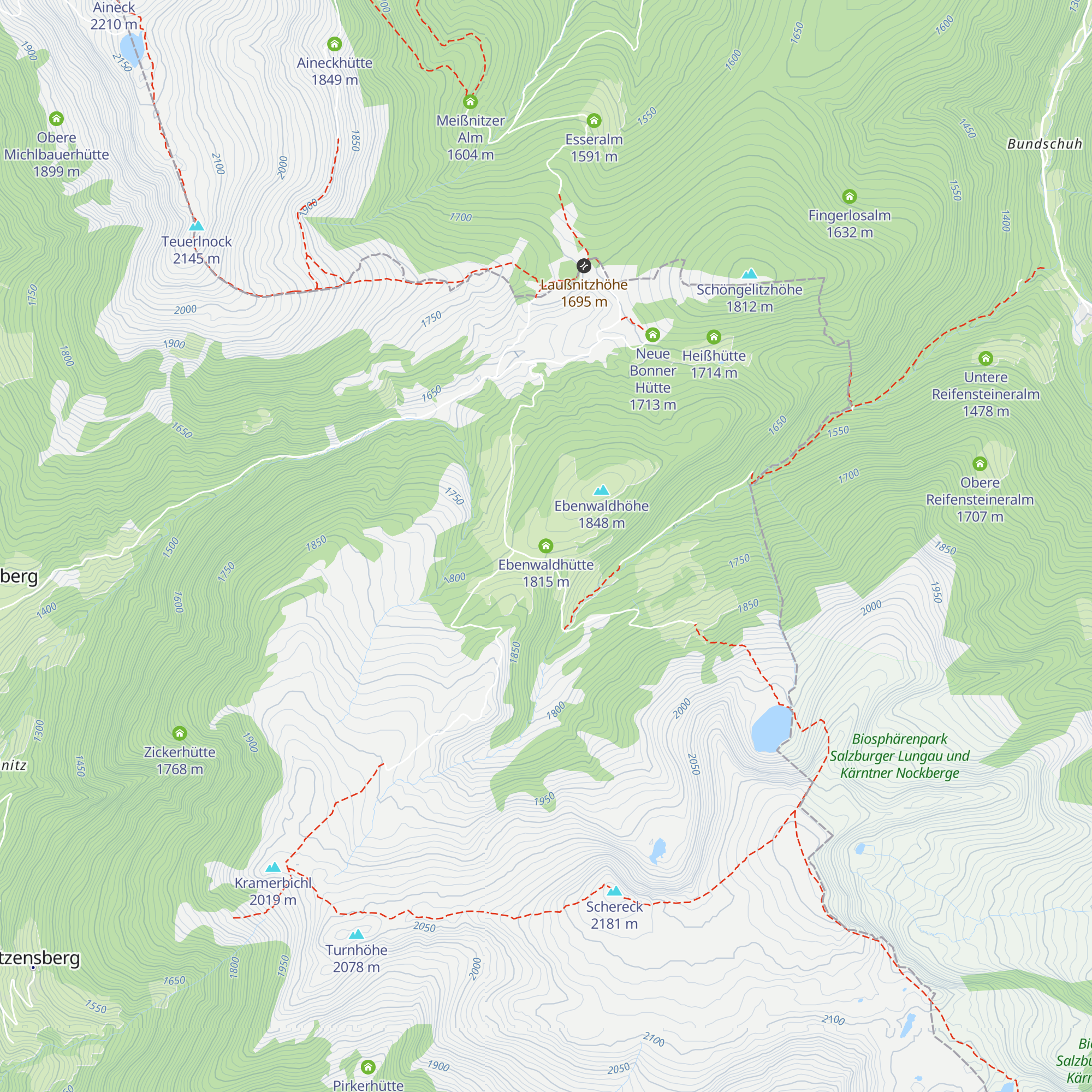 Ebenwaldhütte map