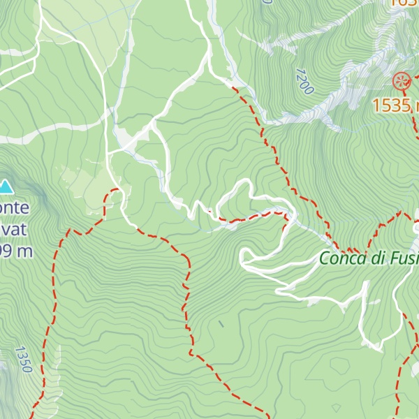 Map of Capanna Ghezzi