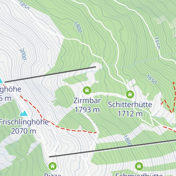 Map of Raderalm