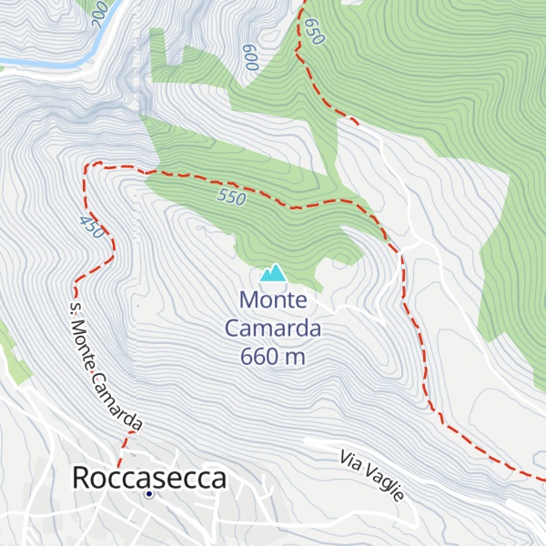 Map of Monte Camarda
