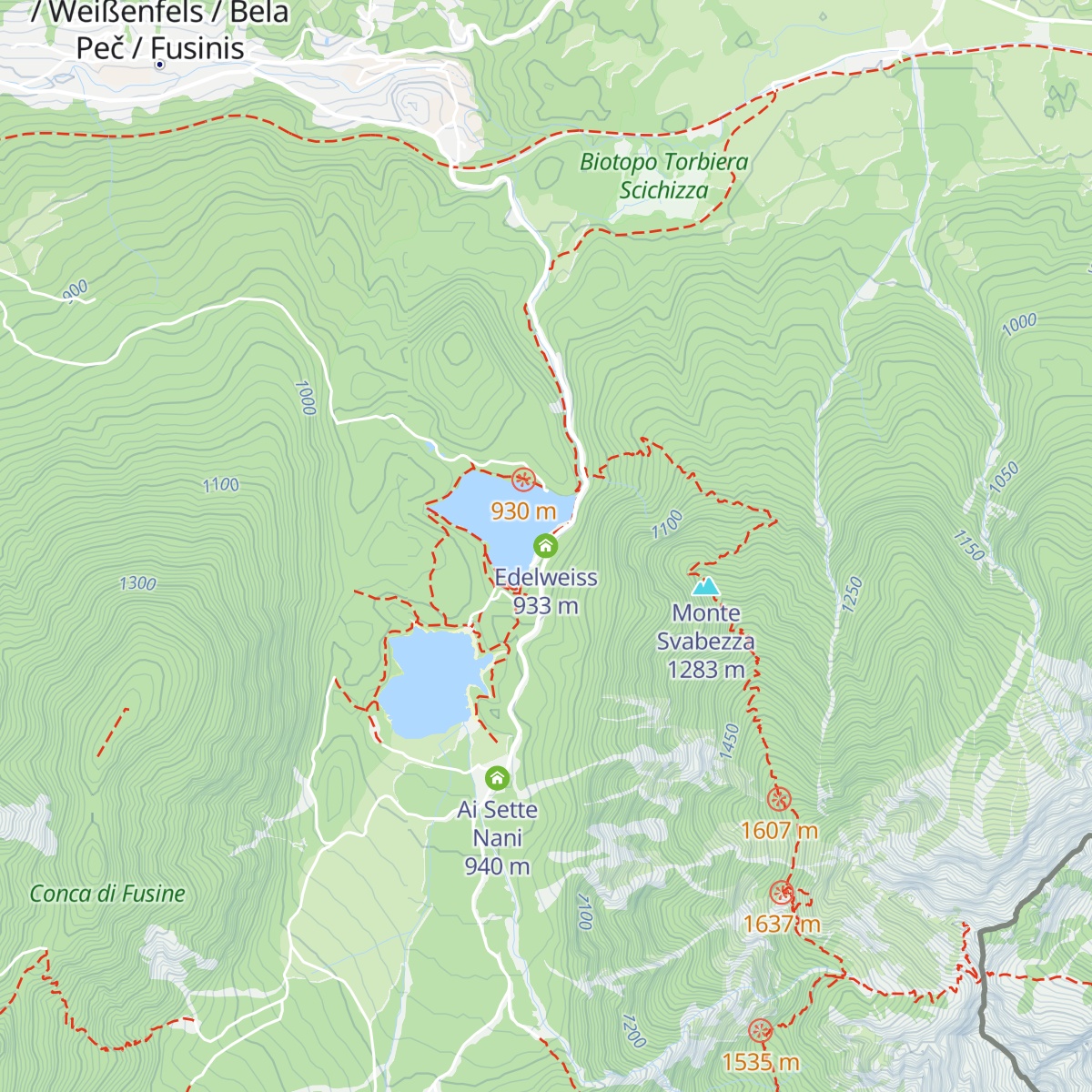 Edelweiss map