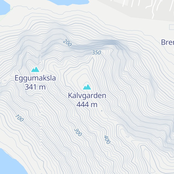 Map of Kalvgarden