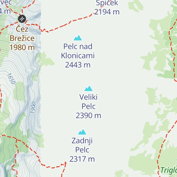 Map of Veliki Pelc
