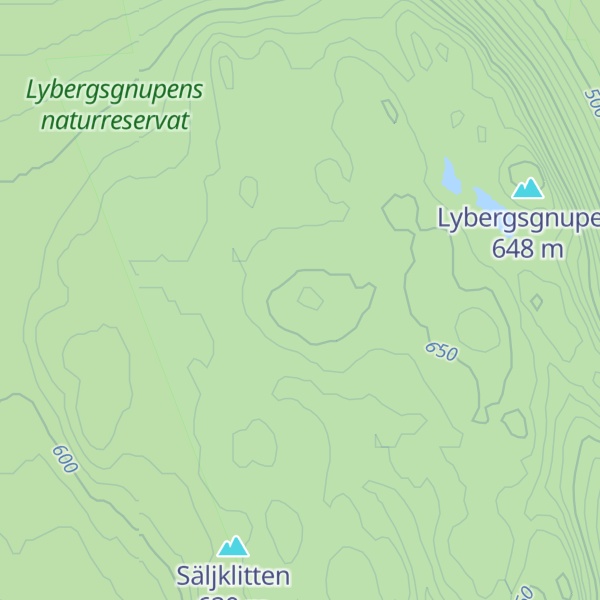Map of Lyberget