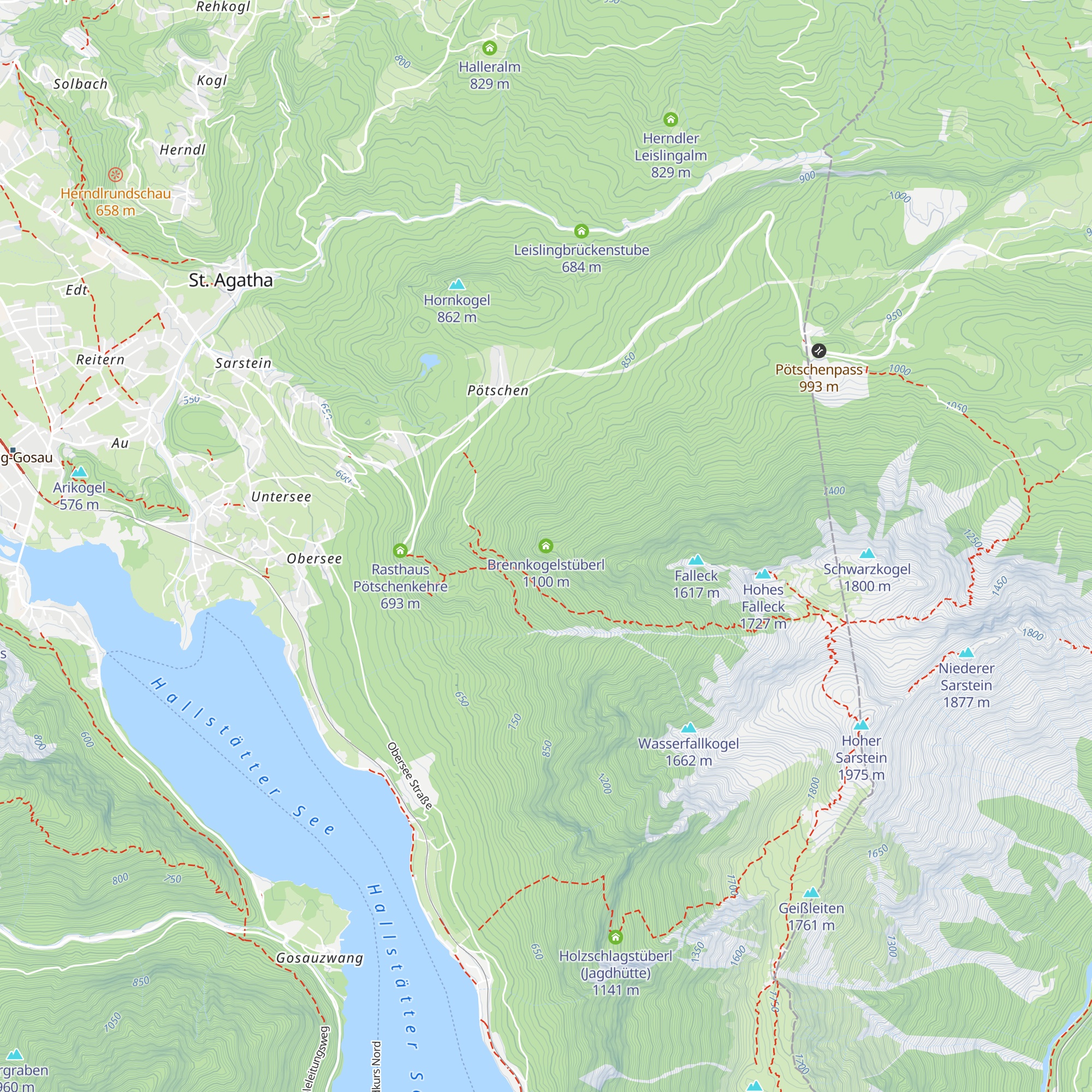 Brennkogelstüberl map