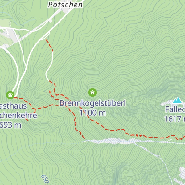 Map of Brennkogelstüberl