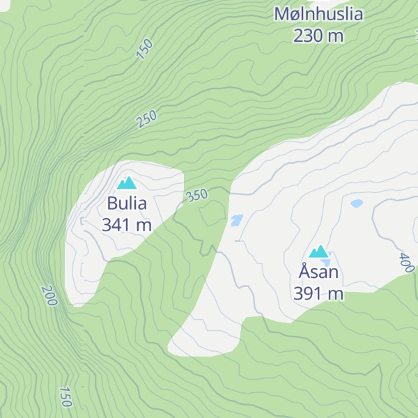 Map of Nordlihaugan