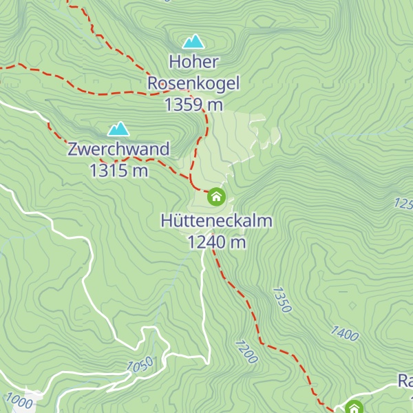Map of Hütteneckalm