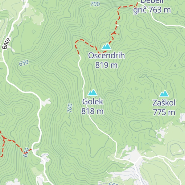 Map of Golek