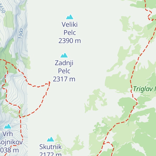 Map of Pelc za Rušo