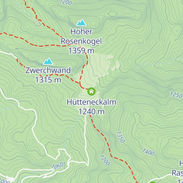 Map of Hütteneckalm