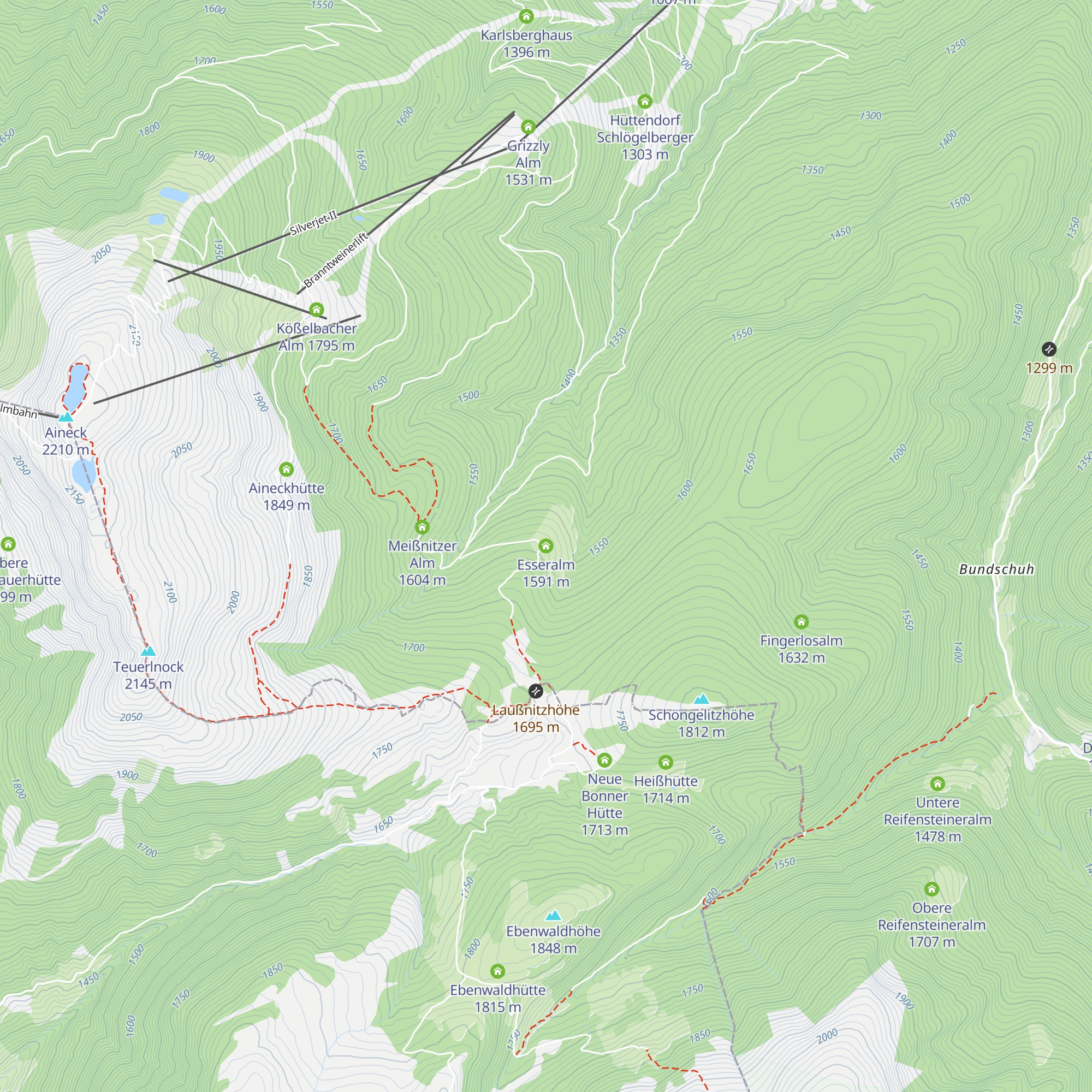 Esseralm map