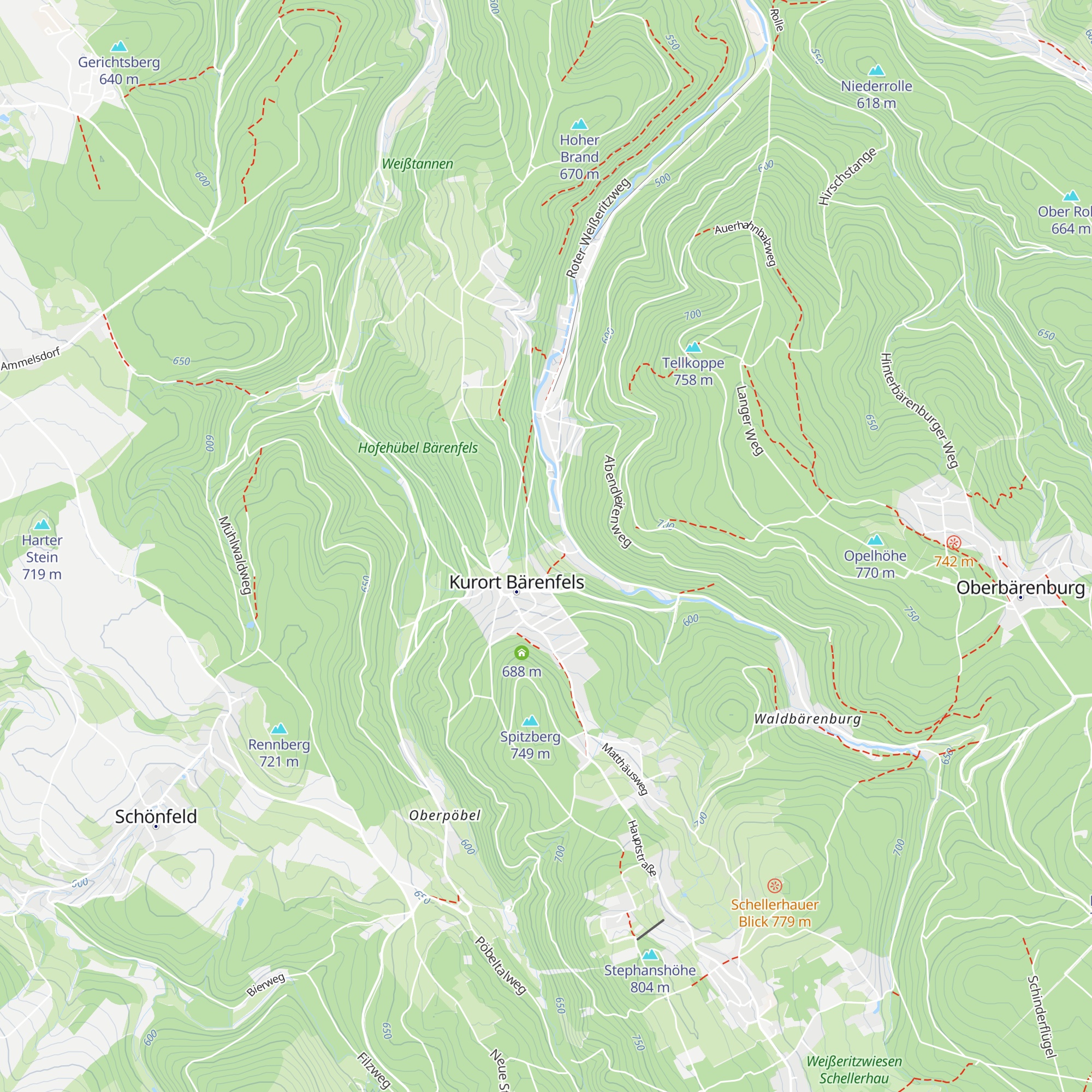 Berghaus map