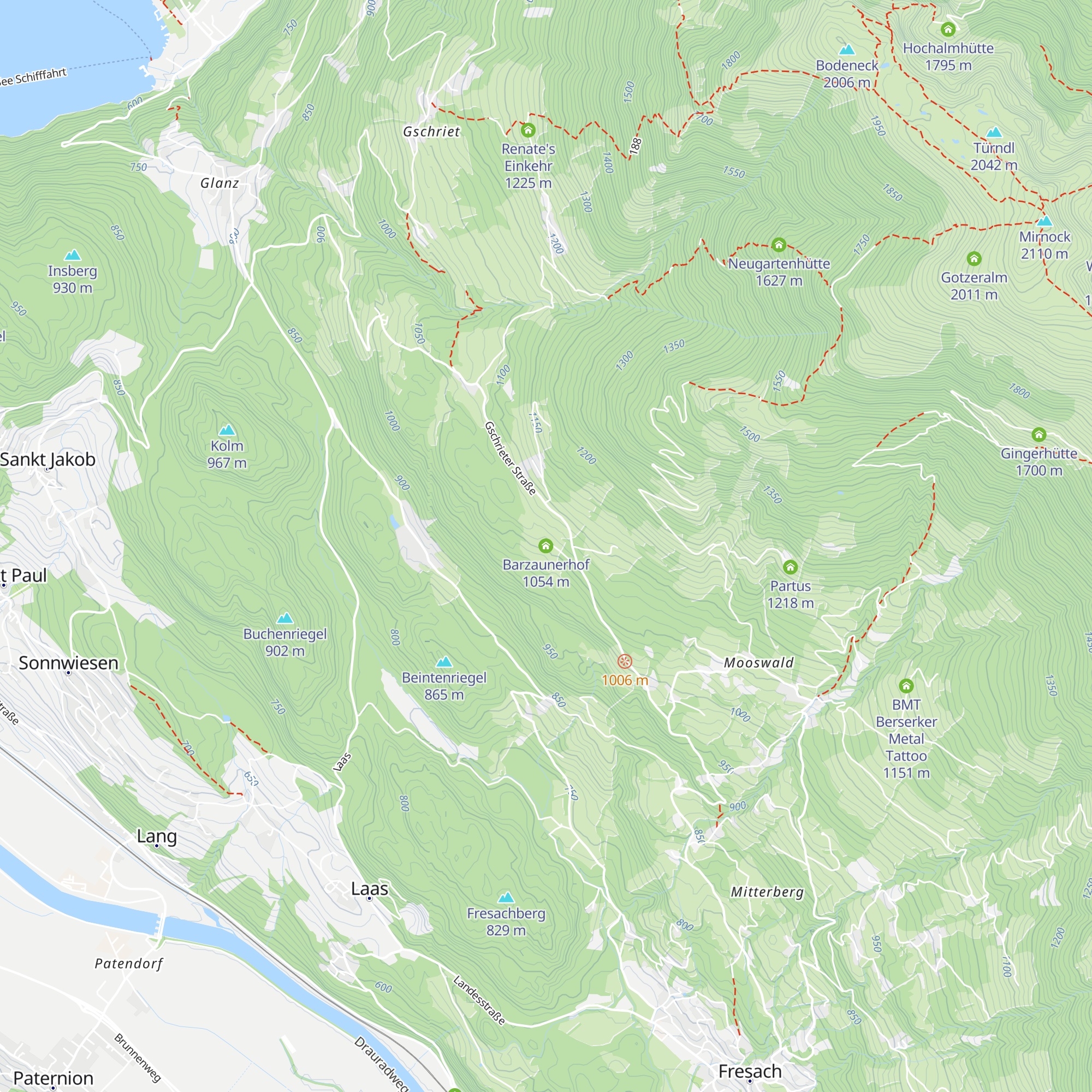 Barzaunerhof map