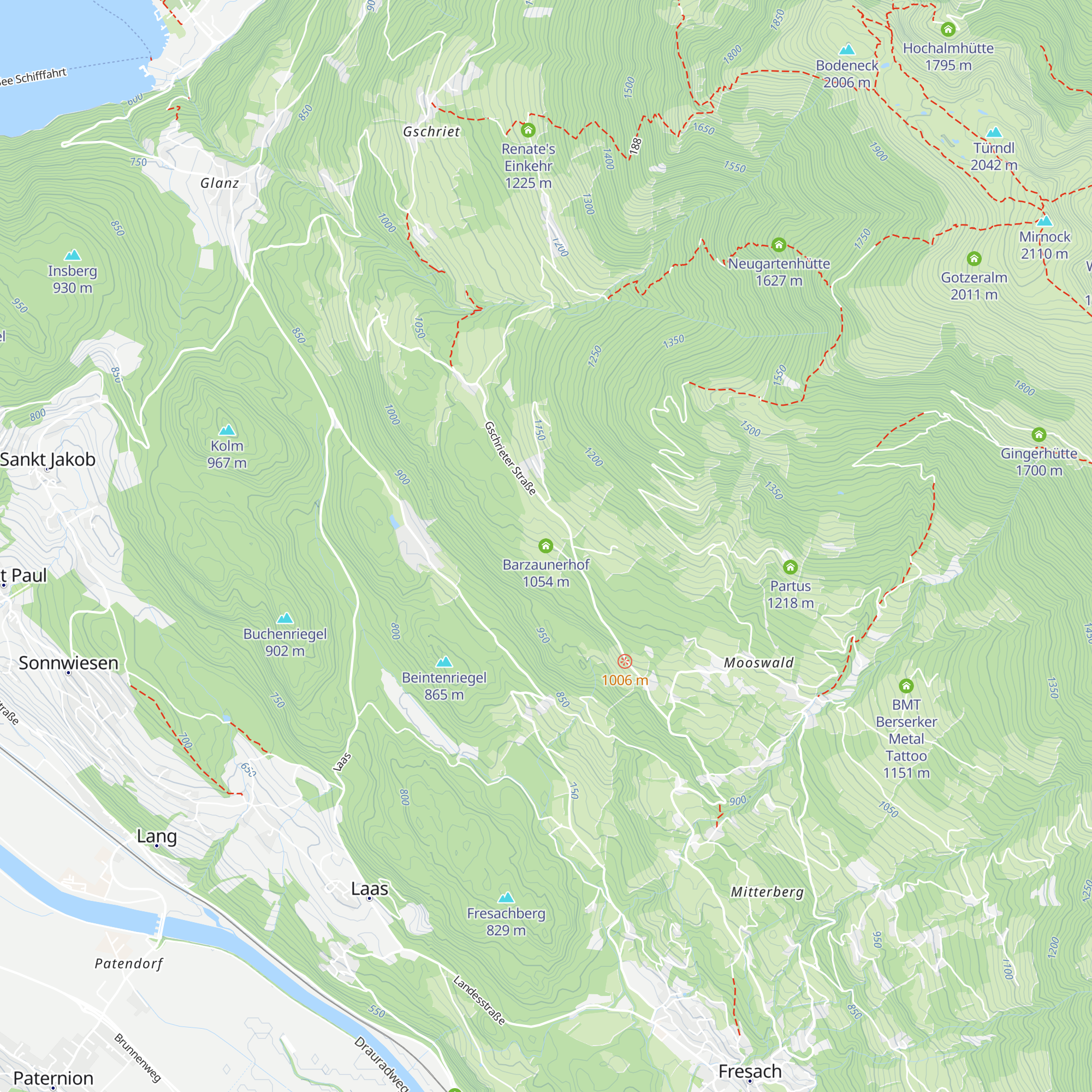 Barzaunerhof map