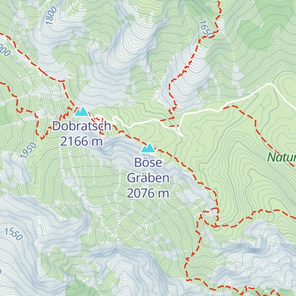 Map of Böse Gräben
