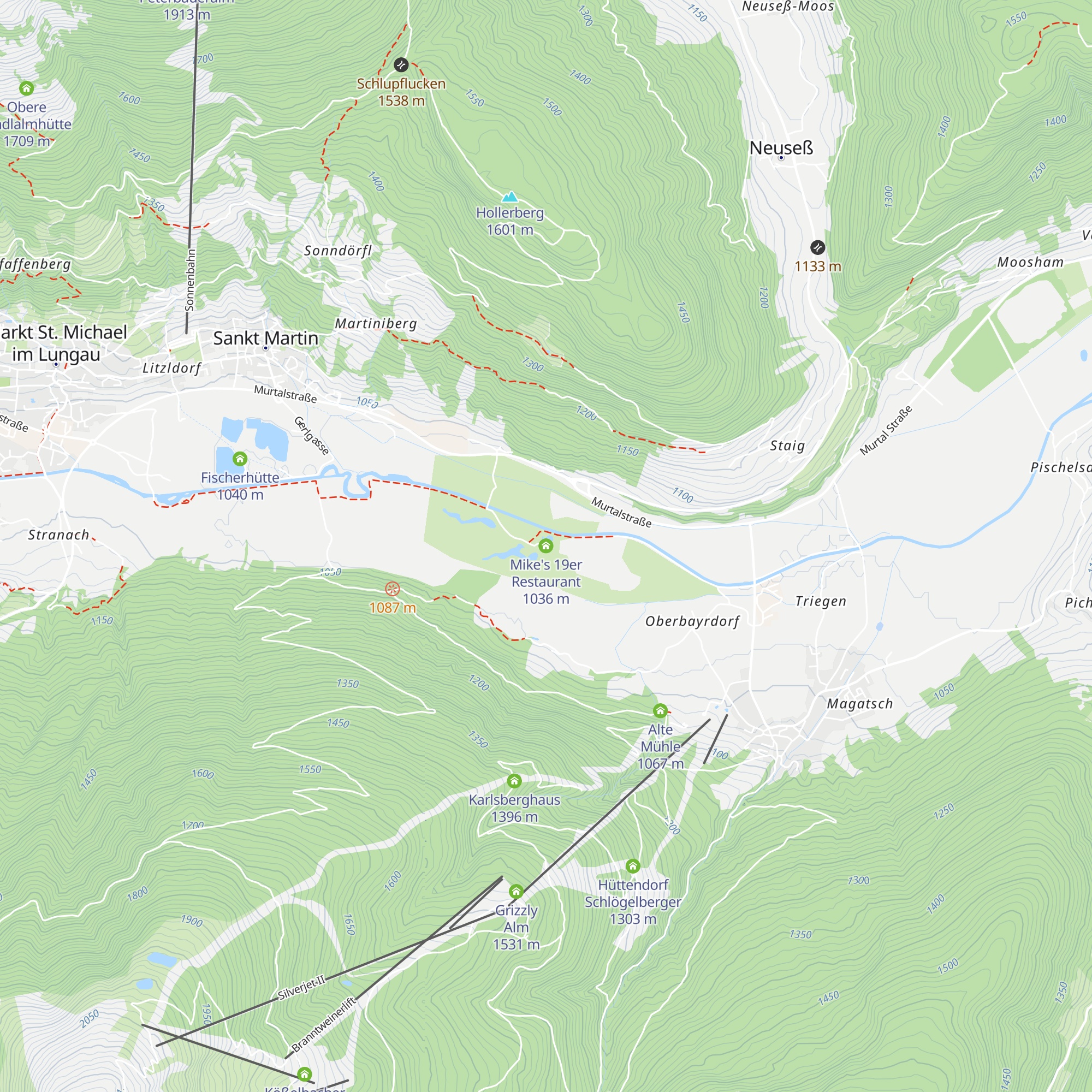 Mike's 19er Restaurant map
