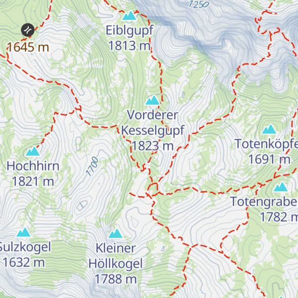 Map of Mittlerer Kesselgupf