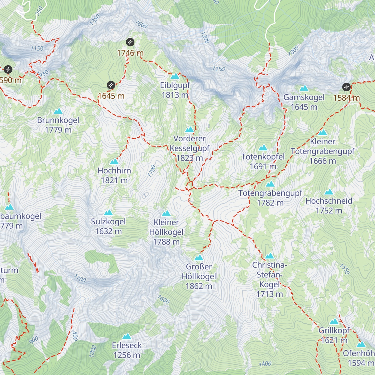 Rieder Hütte map