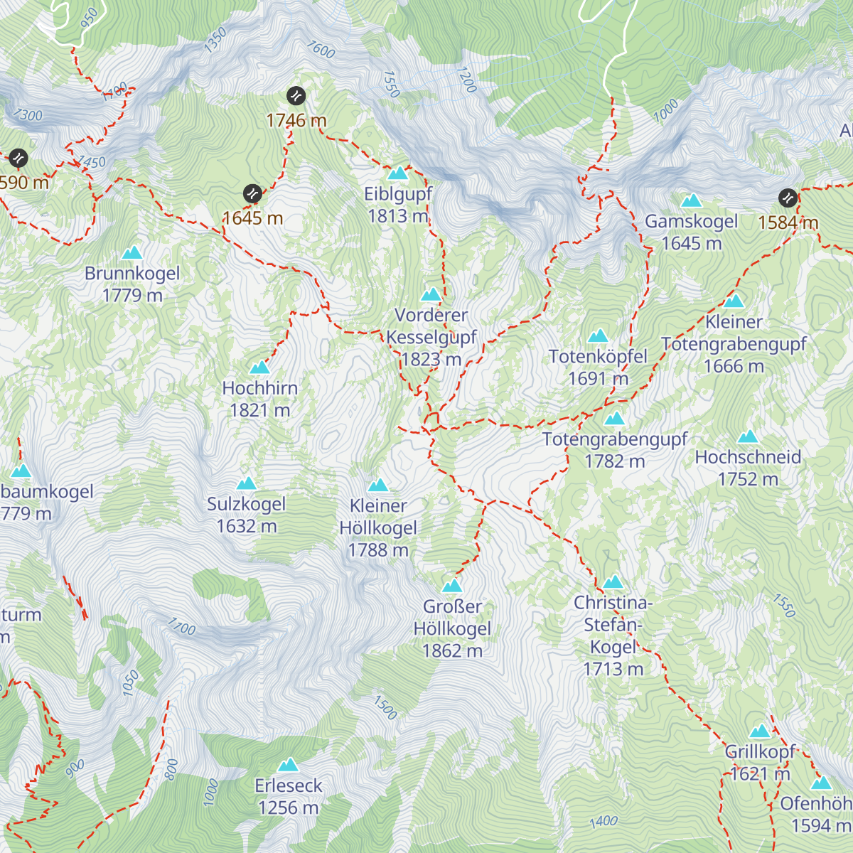 Rieder Hütte map