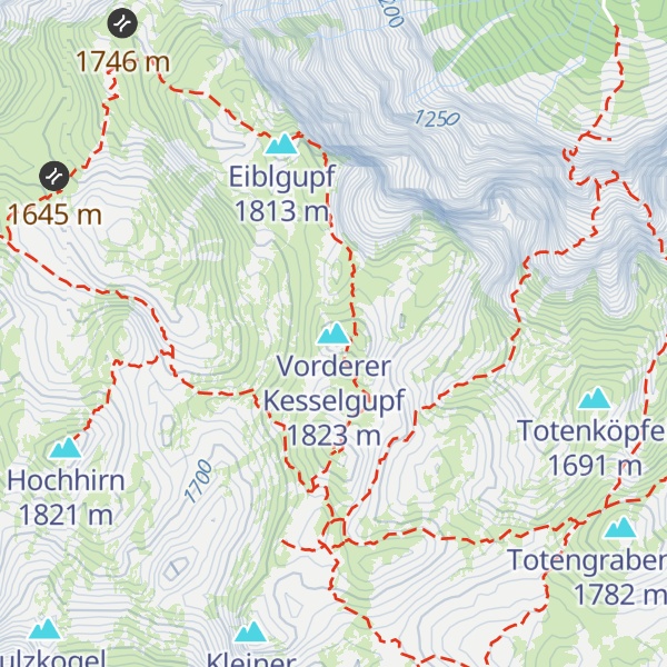 Map of Vorderer Kesselgupf