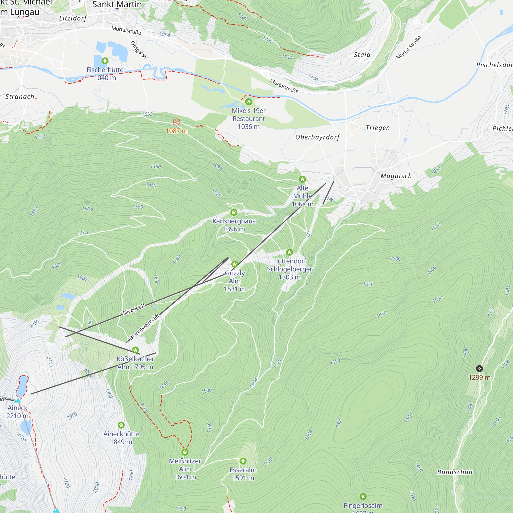 Wurzelhütte Selbstversorger map