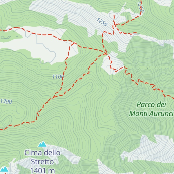 Map of Monte Strampaduro