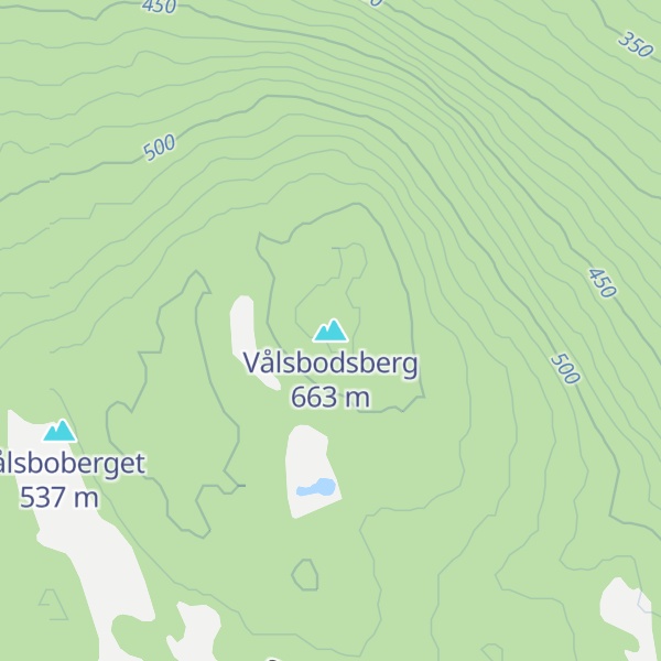 Map of Vålsbodsberg