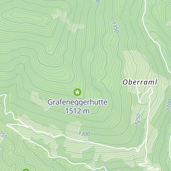 Map of Eggerhütte