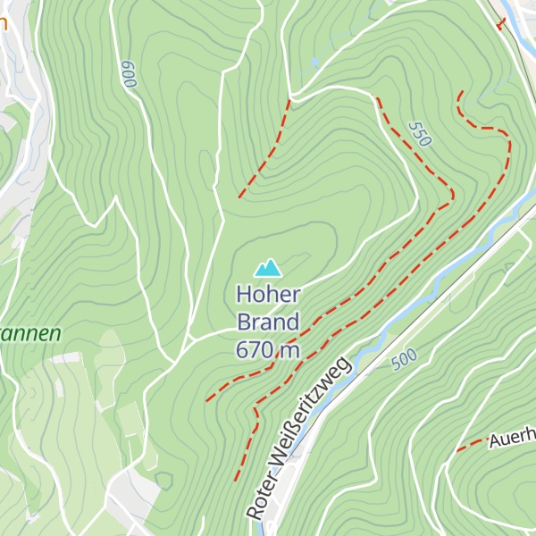 Map of Hoher Brand