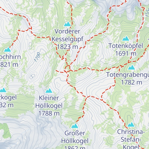 Map of Hinterer Kesselgupf