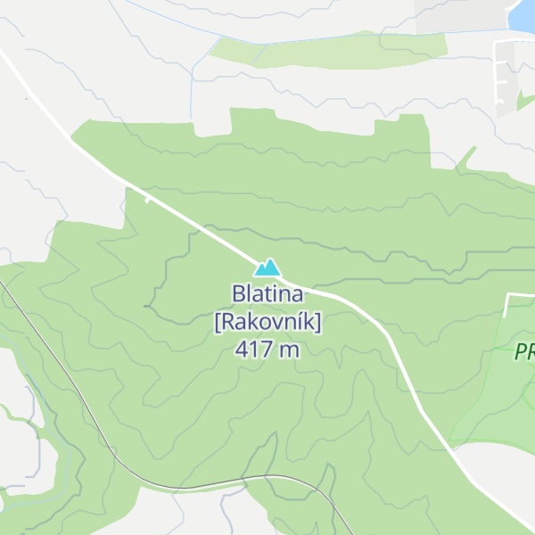 Map of Blatina [Rakovník]