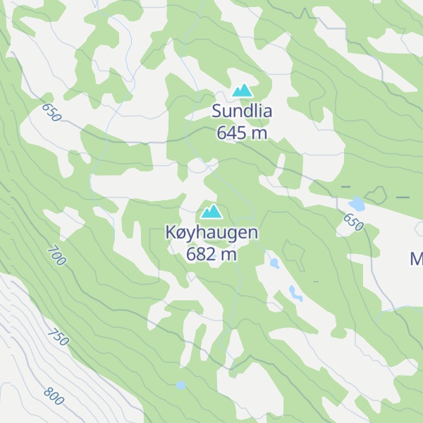 Map of Køyhaugen