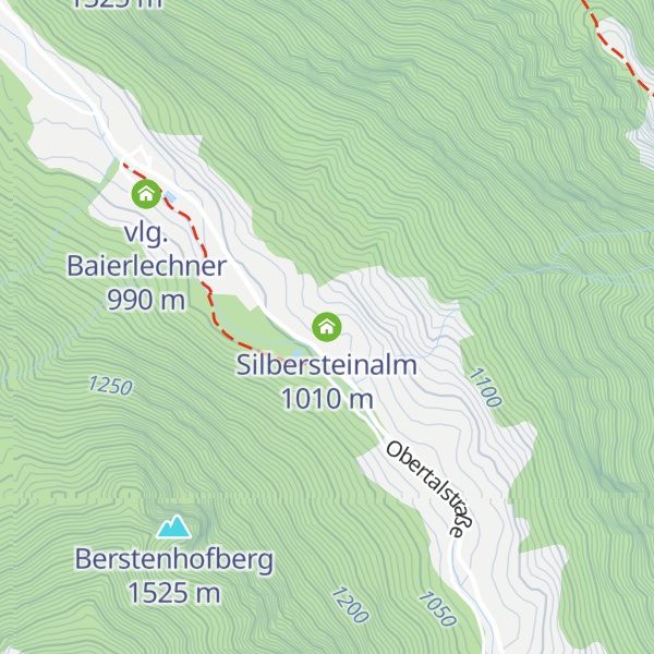 Map of Silbersteinalm