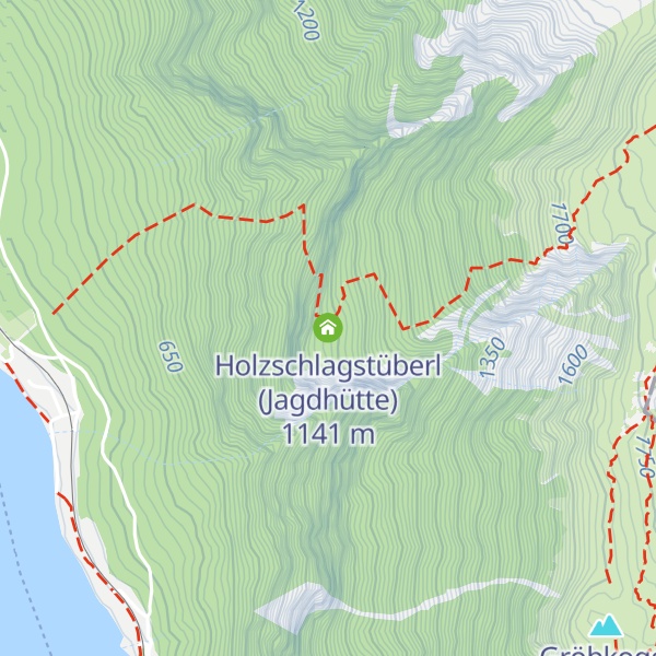 Map of Holzschlagstüberl (Jagdhütte)