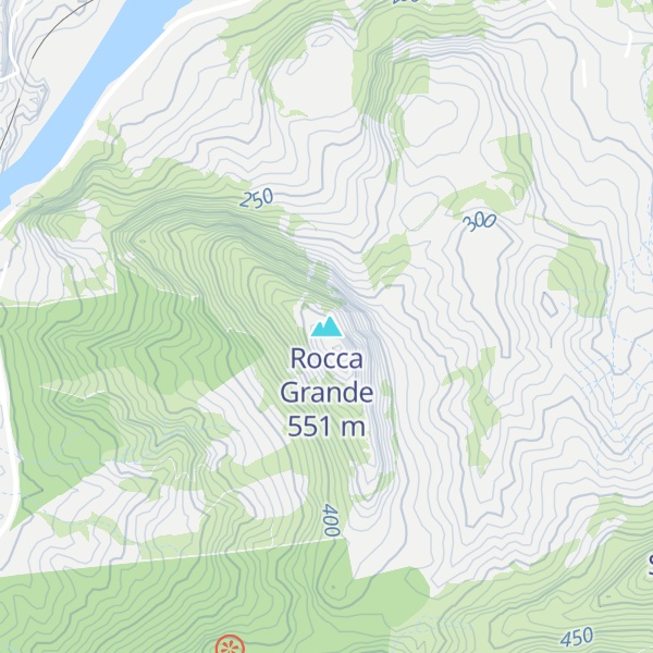 Map of Rocca Grande