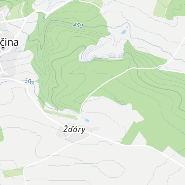 Map of Senecká hora W [Senec u Rakovníka]