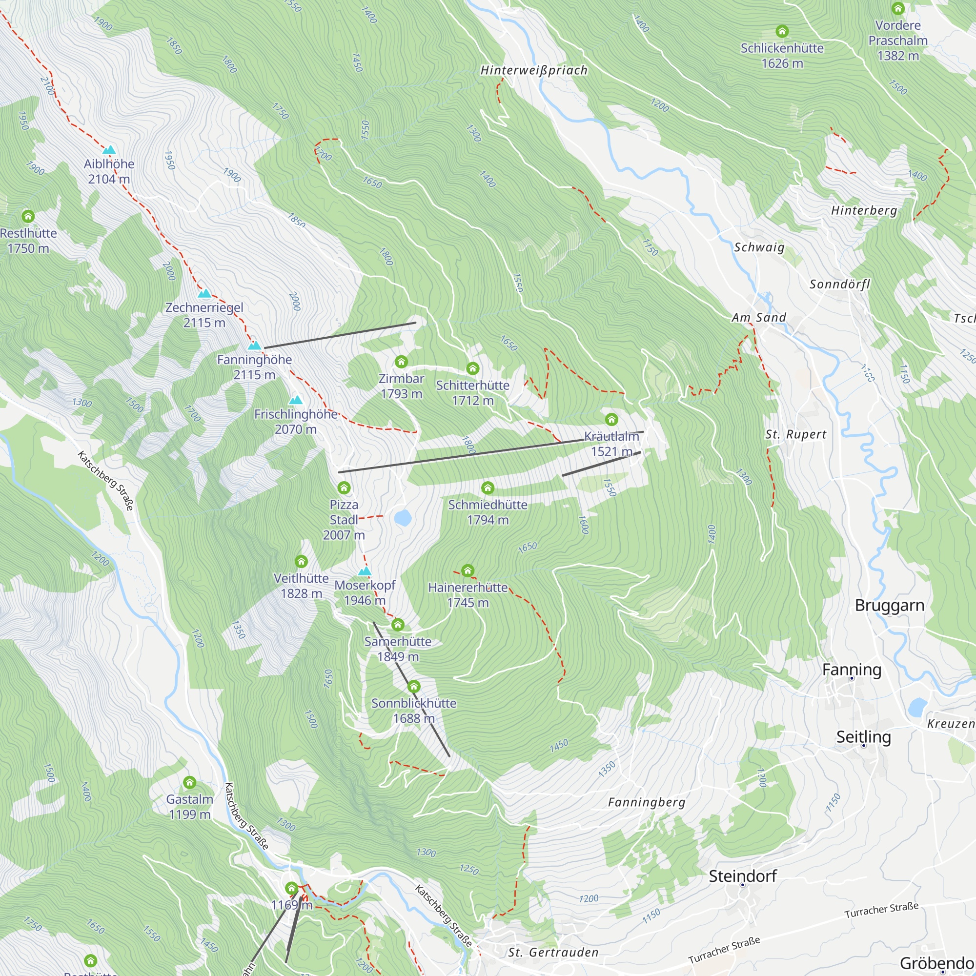 Schmiedhütte map