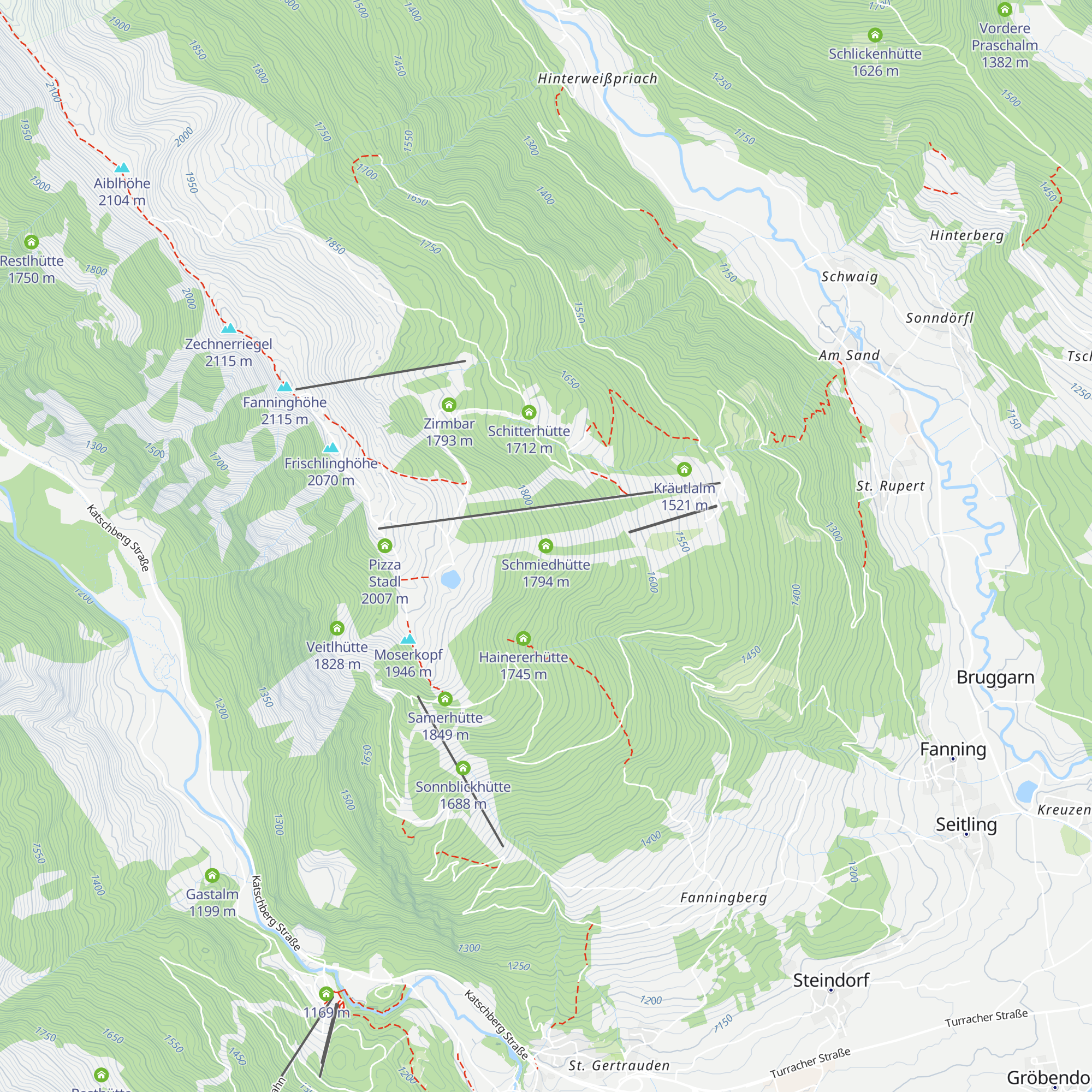 Schmiedhütte map