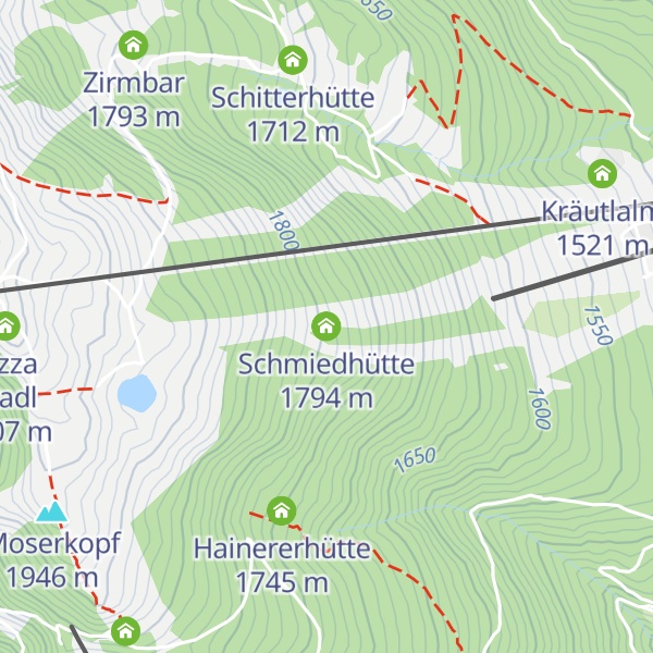 Map of Schmiedhütte