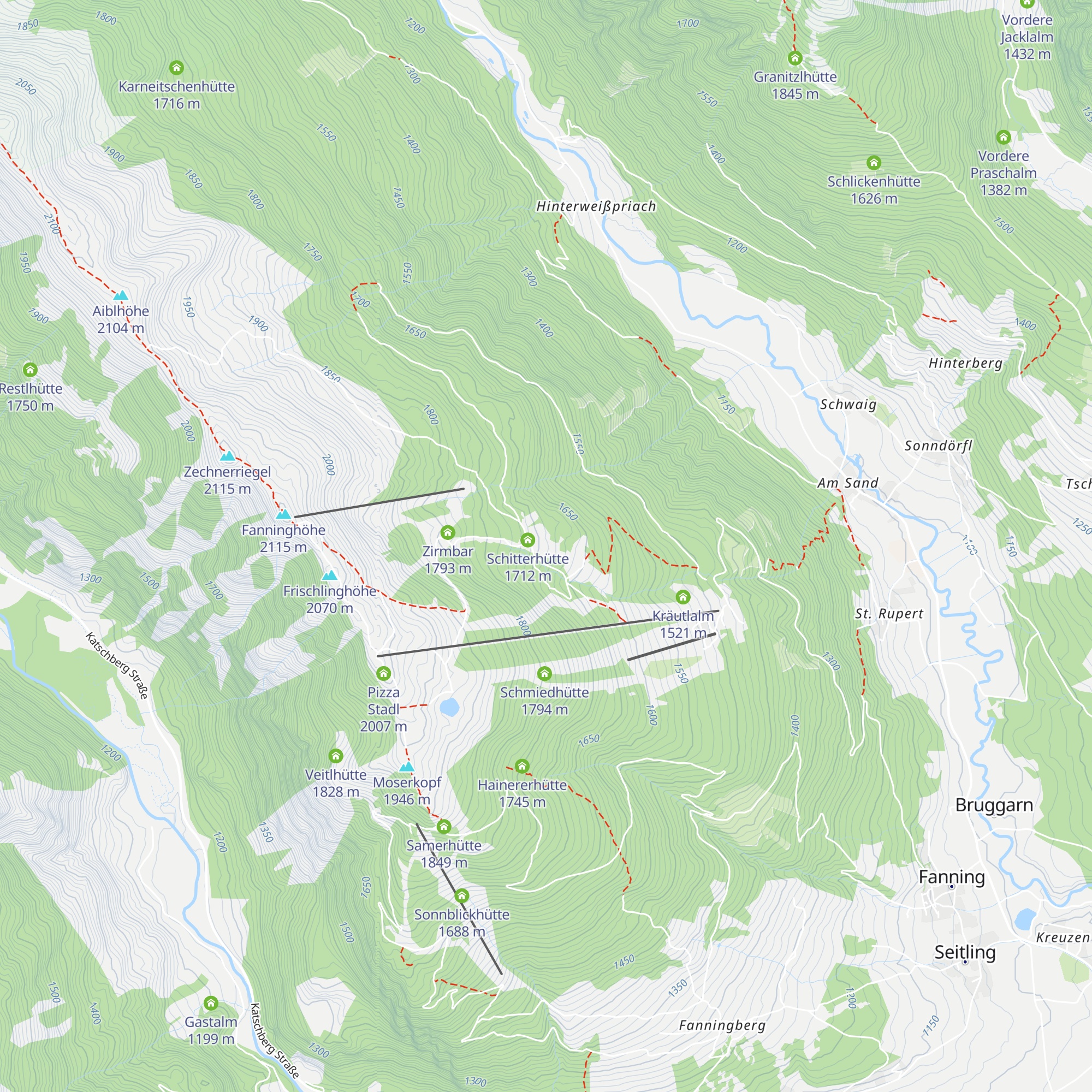 Edelweiss Alm map