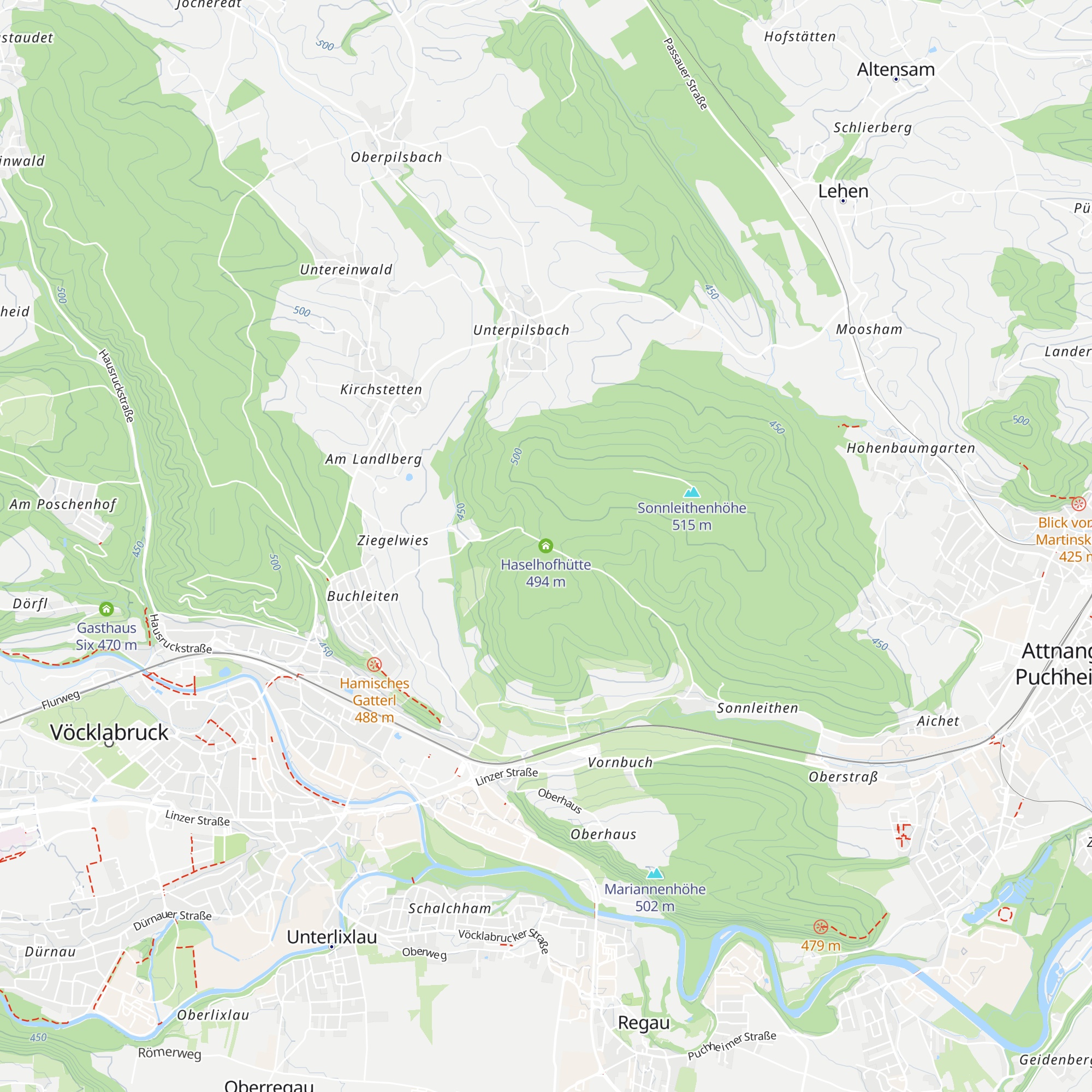 Haselhofhütte map