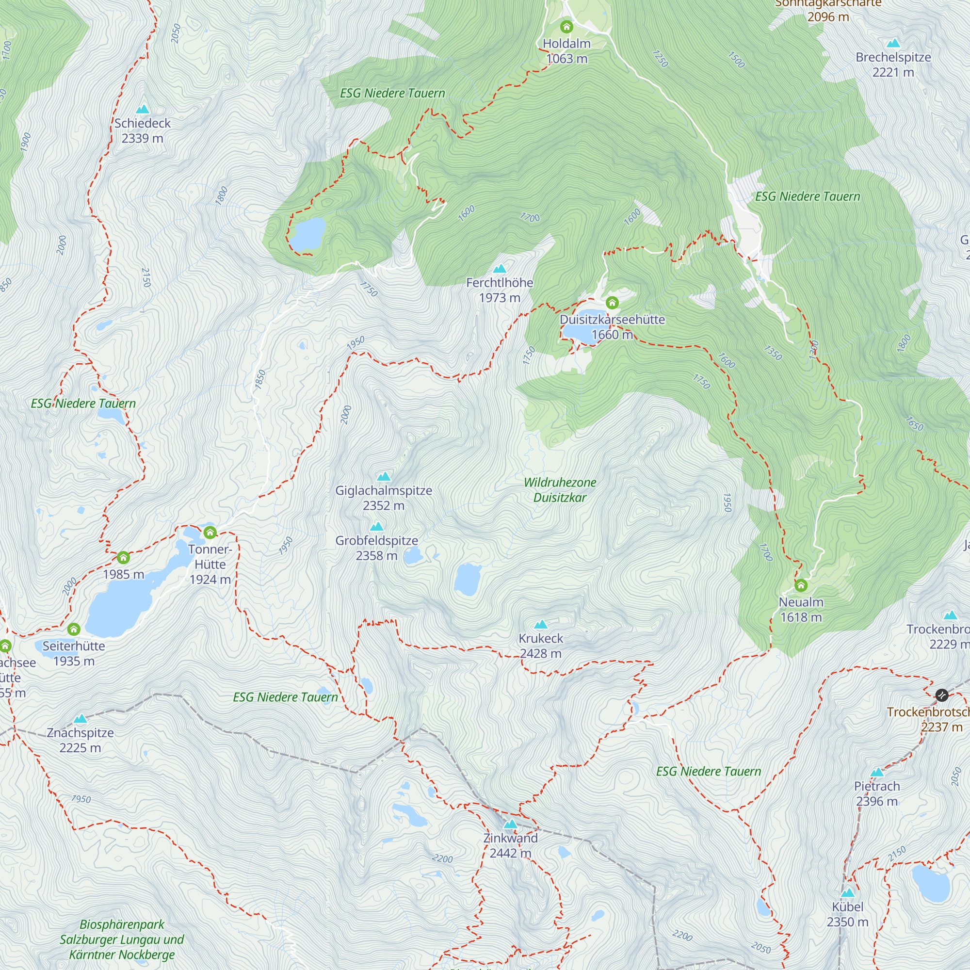 Innere Alm map